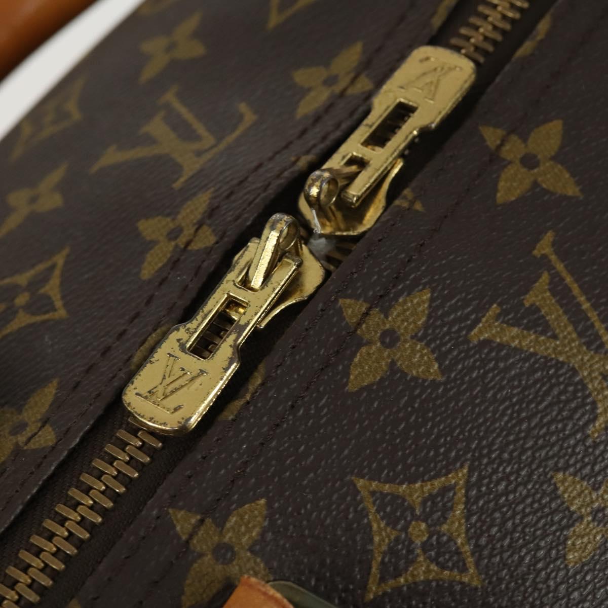LOUIS VUITTON Monogram Keepall 60 Boston Bag M41422 LV Auth BA8830