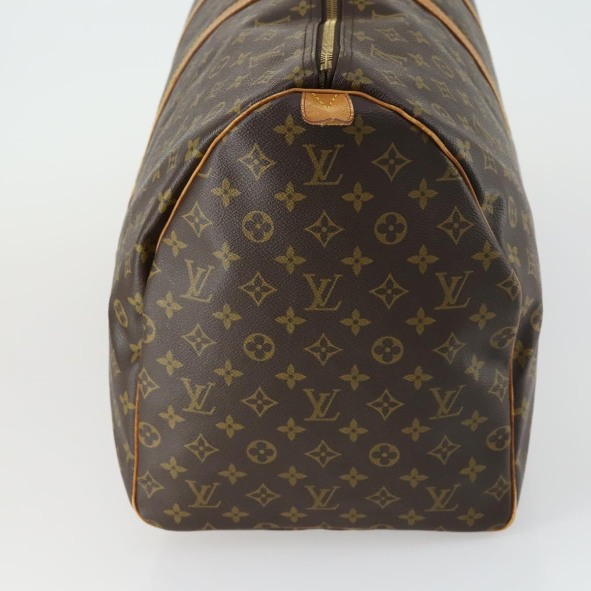 LOUIS VUITTON Monogram Keepall 60 Boston Bag M41422 LV Auth BA8830