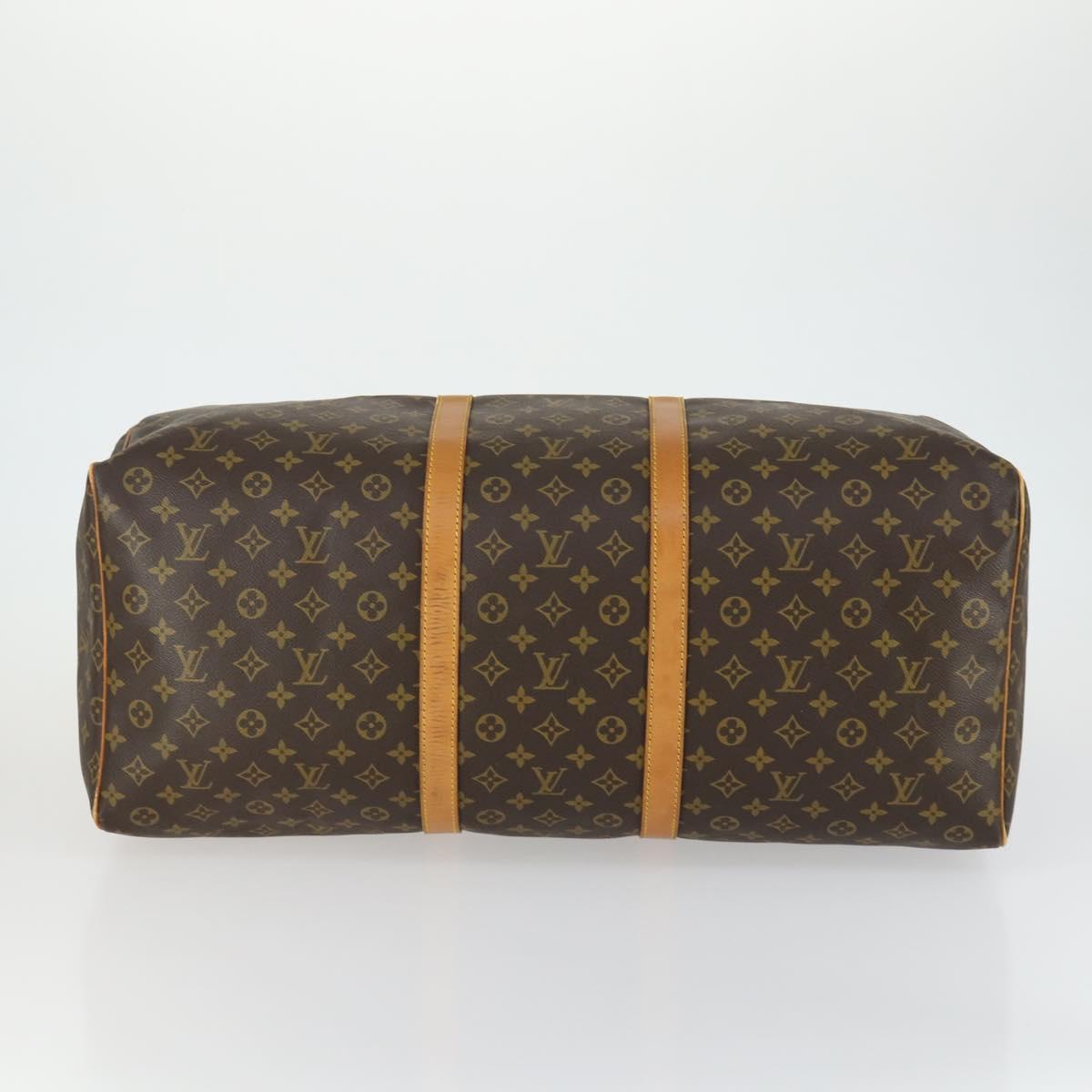 LOUIS VUITTON Monogram Keepall 60 Boston Bag M41422 LV Auth BA8830