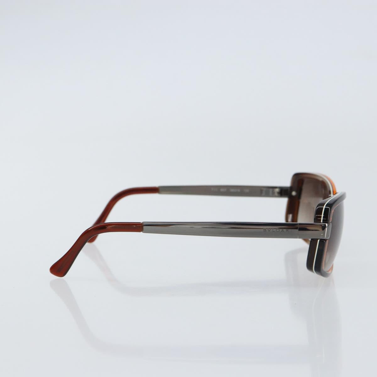 BVLGARI Sunglasses plastic Brown Auth BA8842