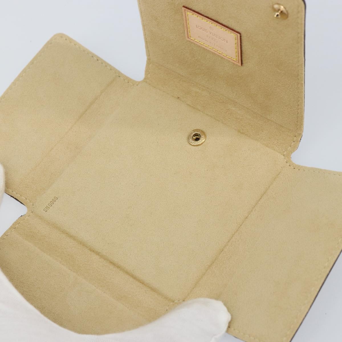 LOUIS VUITTON Monogram Jewelry case Jewelry Box LV Auth BA8893