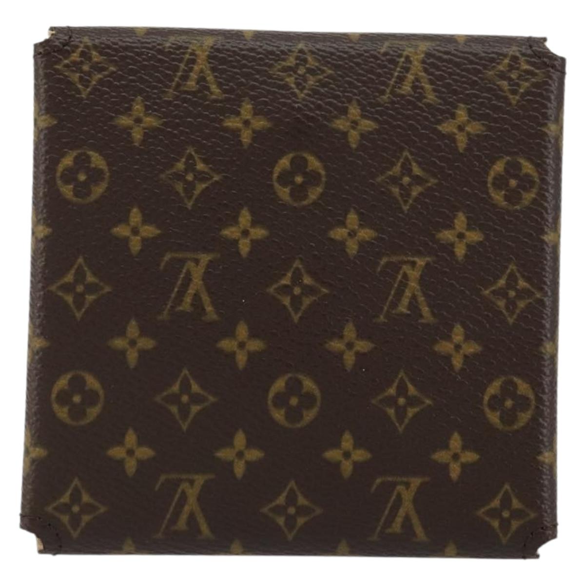 LOUIS VUITTON Monogram Jewelry case Jewelry Box LV Auth BA8893