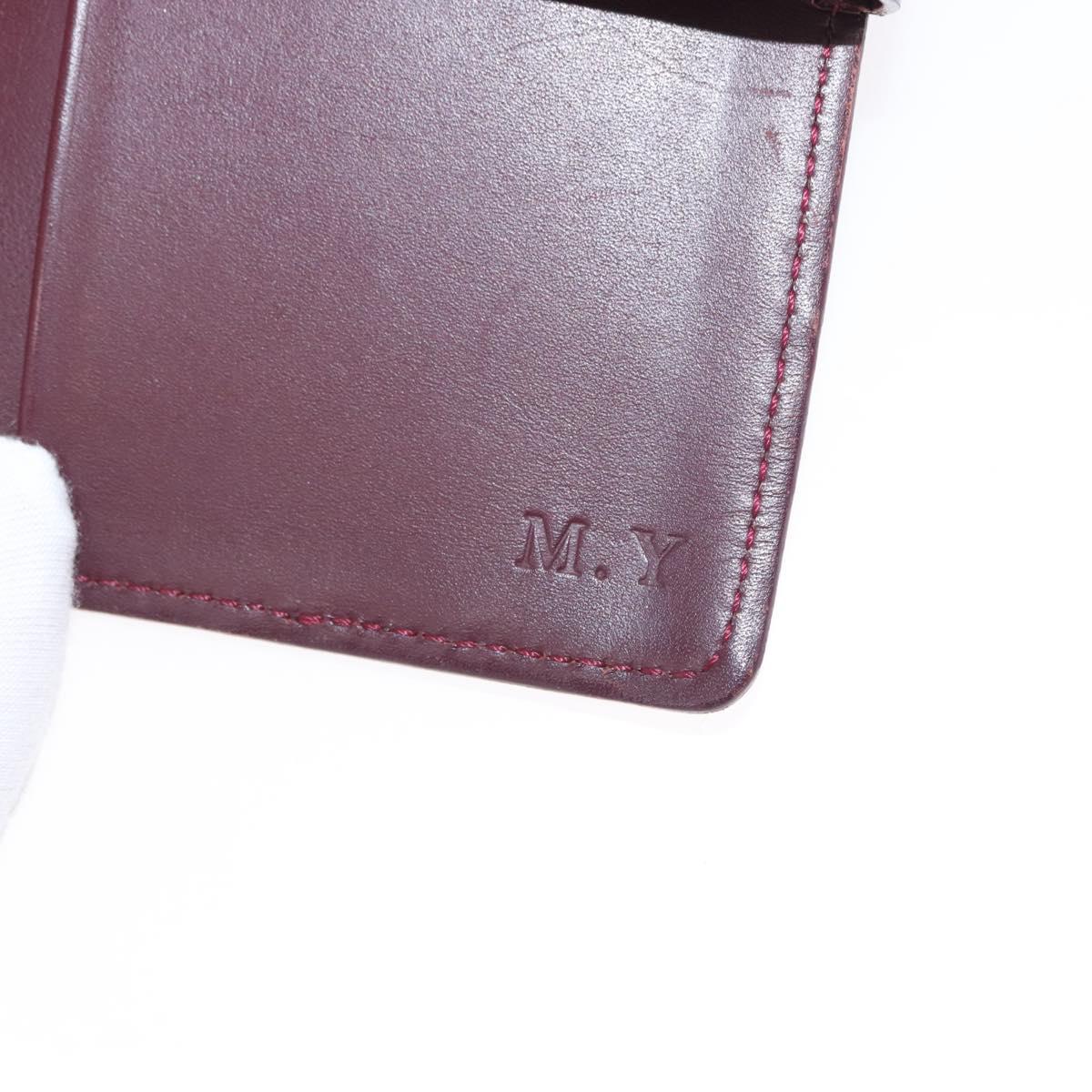 LOUIS VUITTON Vernis Agenda PM Day Planner Cover Amarante R21026 LV Auth BA8894