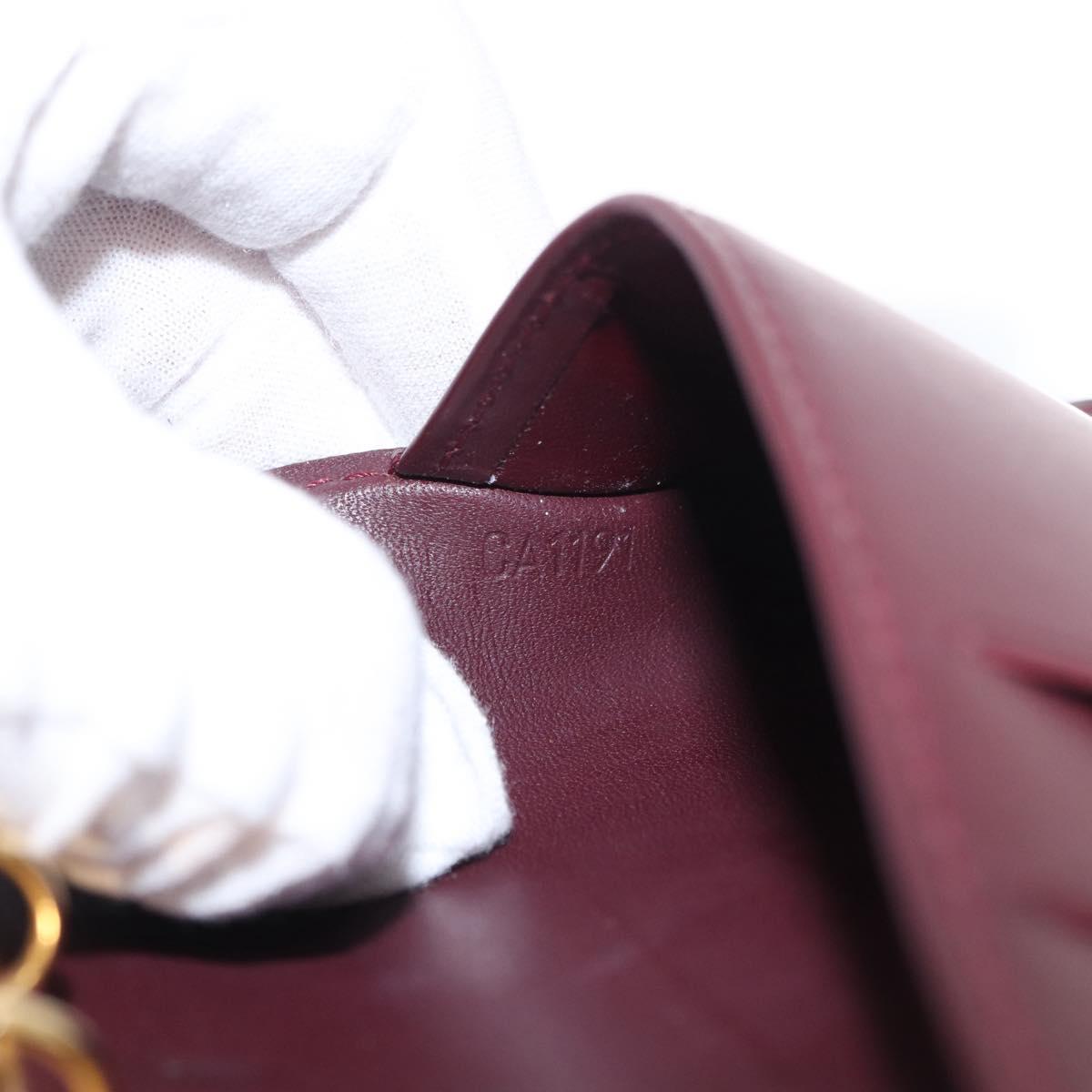 LOUIS VUITTON Vernis Agenda PM Day Planner Cover Amarante R21026 LV Auth BA8894