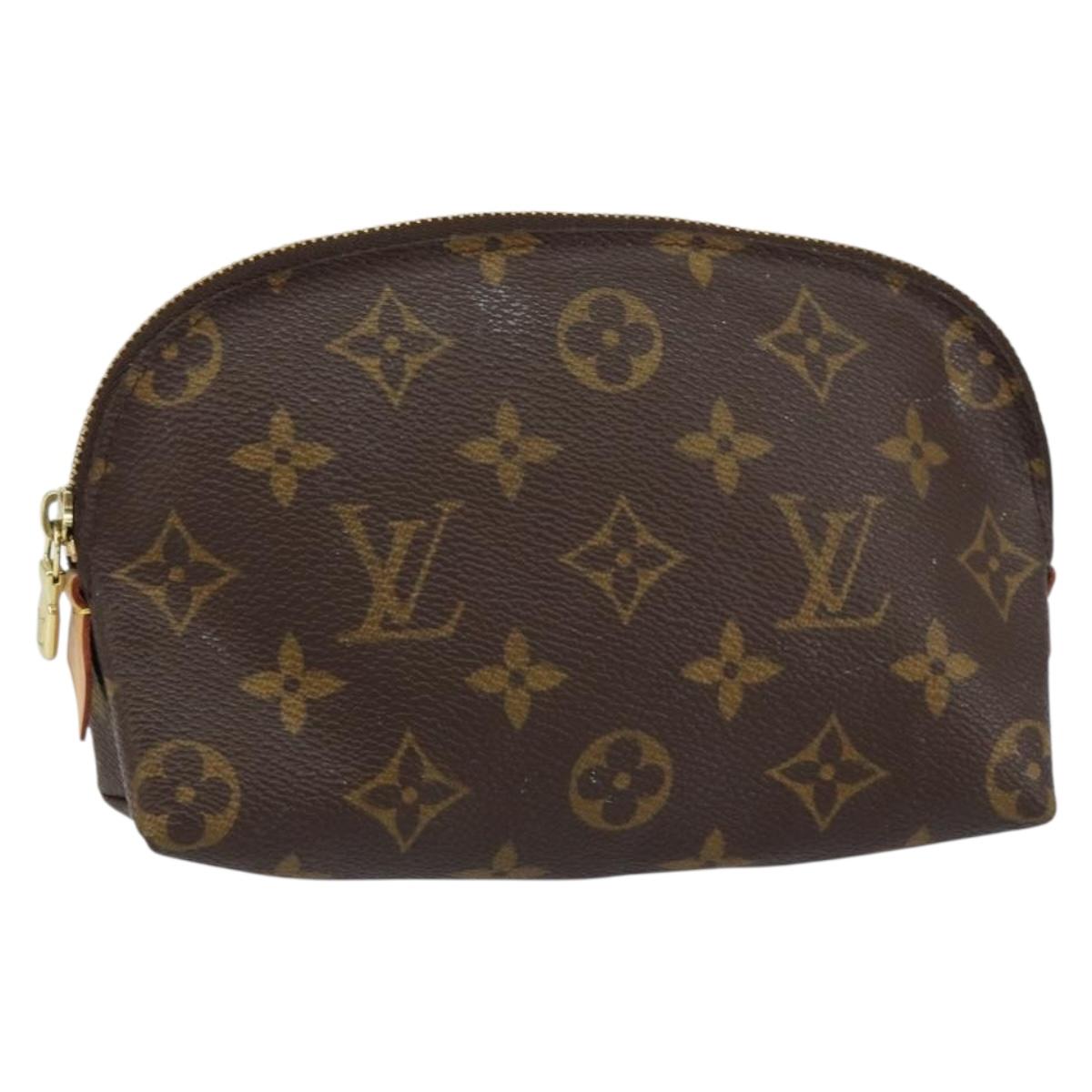 LOUIS VUITTON Monogram Pochette Cosmetic PM Pouch M43998 LV Auth BA8901