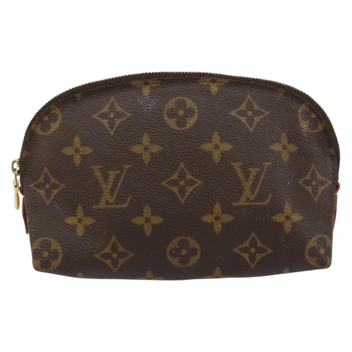 LOUIS VUITTON Monogram Pochette Cosmetic PM Pouch M43998 LV Auth BA8901