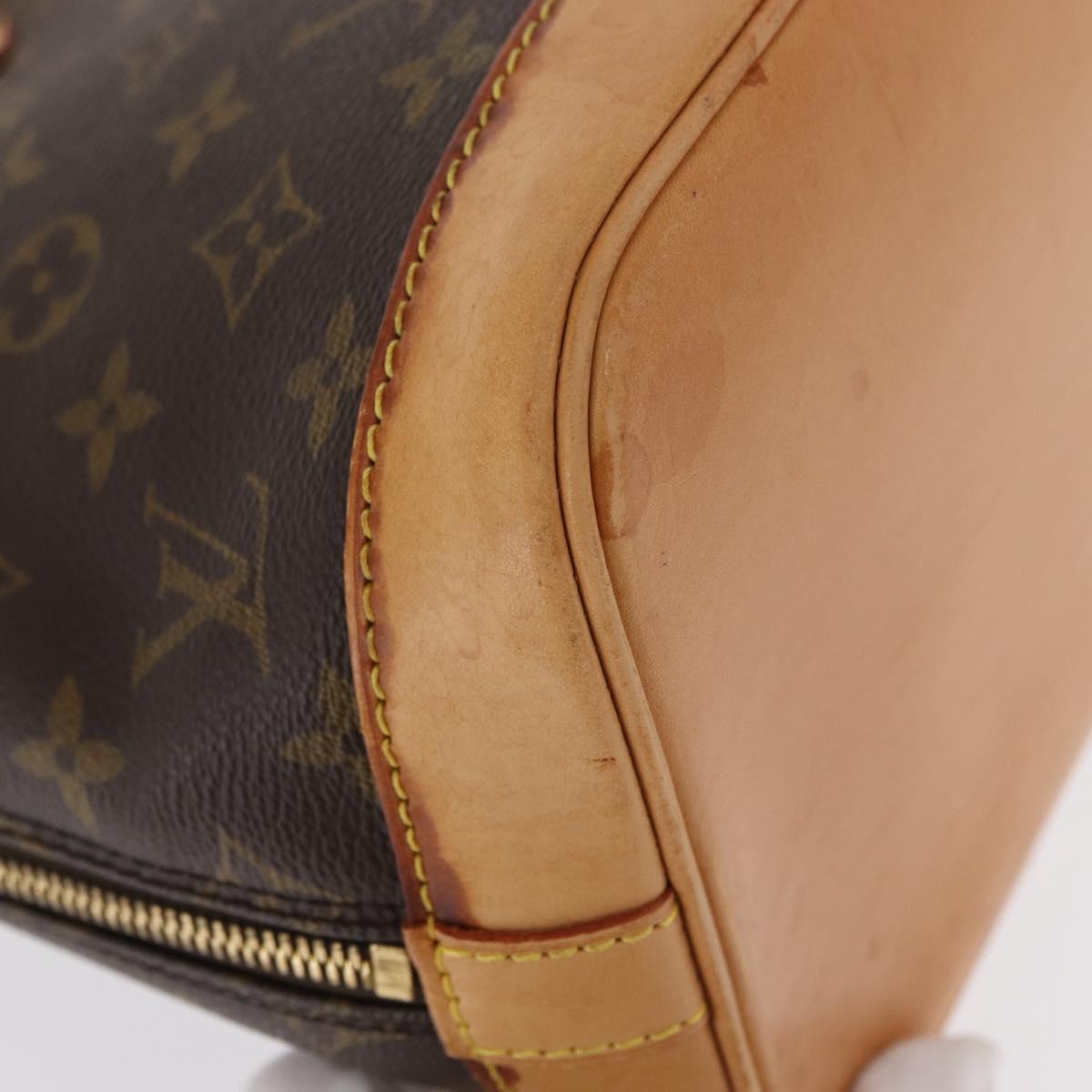 LOUIS VUITTON Monogram Alma Hand Bag M51130 LV Auth BA8904