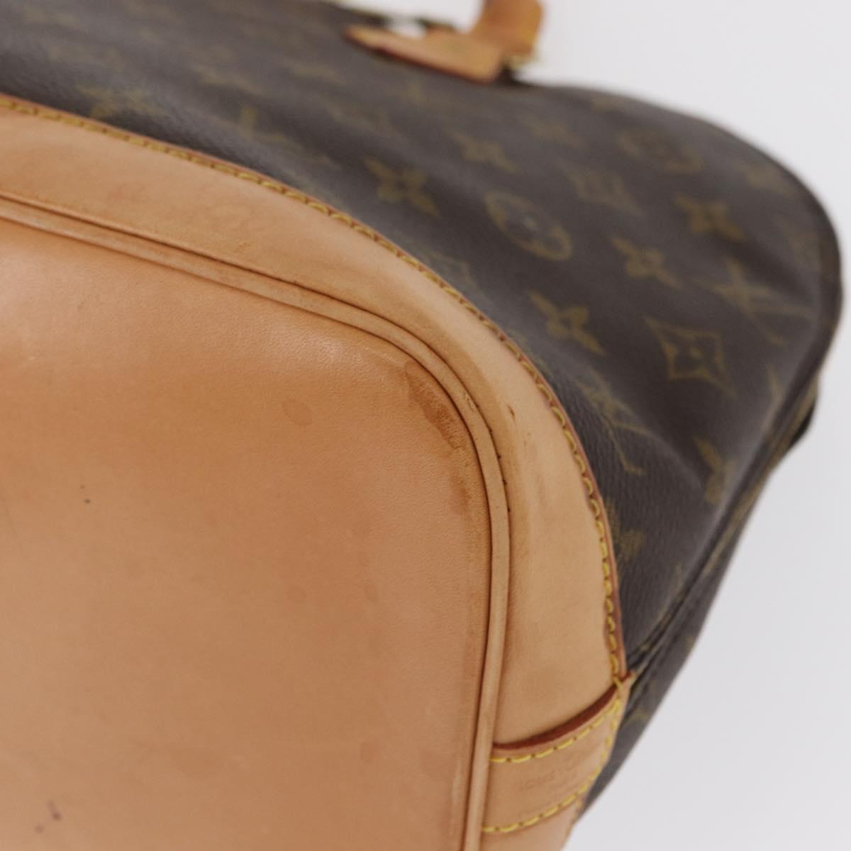 LOUIS VUITTON Monogram Alma Hand Bag M51130 LV Auth BA8904