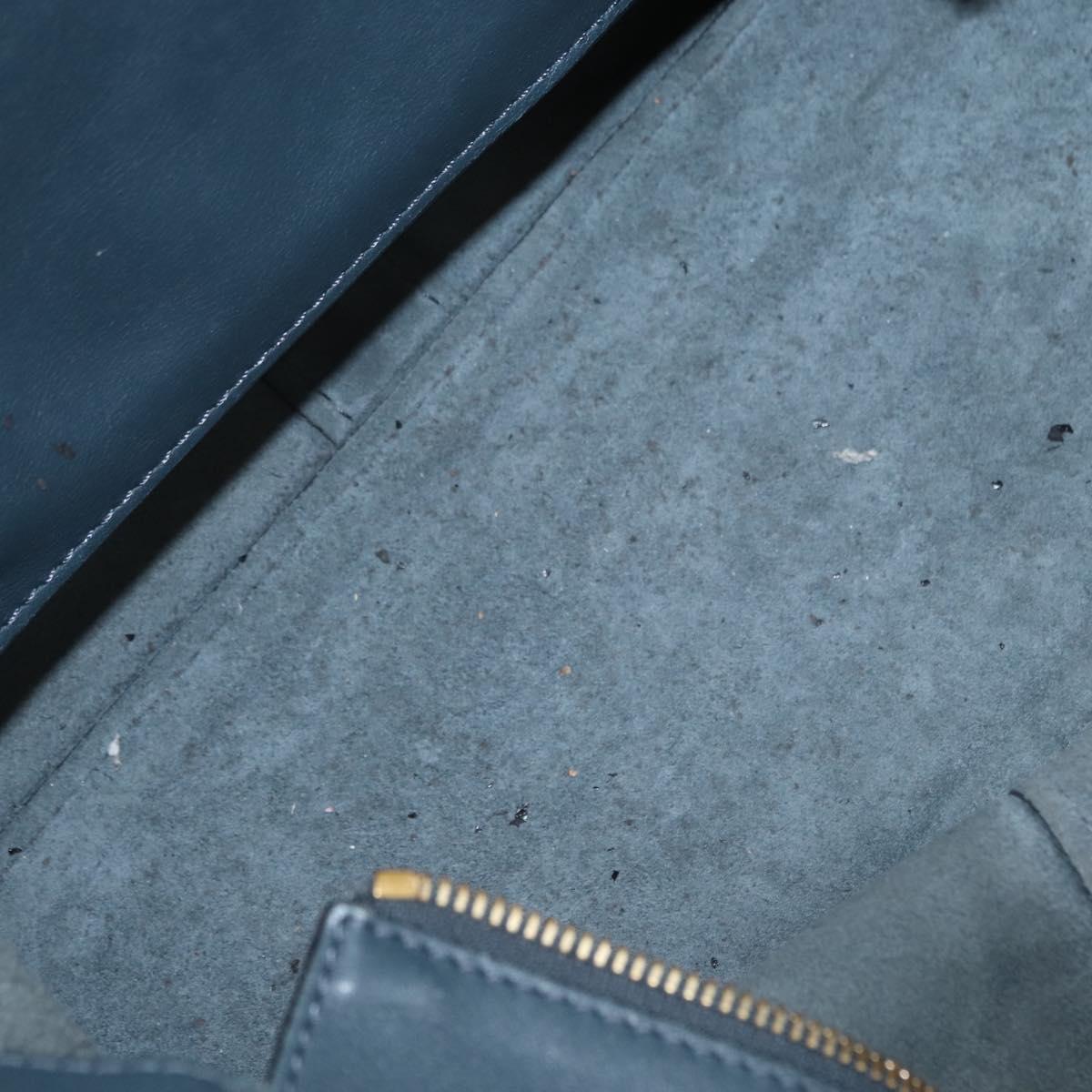 Chloe Kelly Tote Bag Leather Brown Gold Auth BA8911