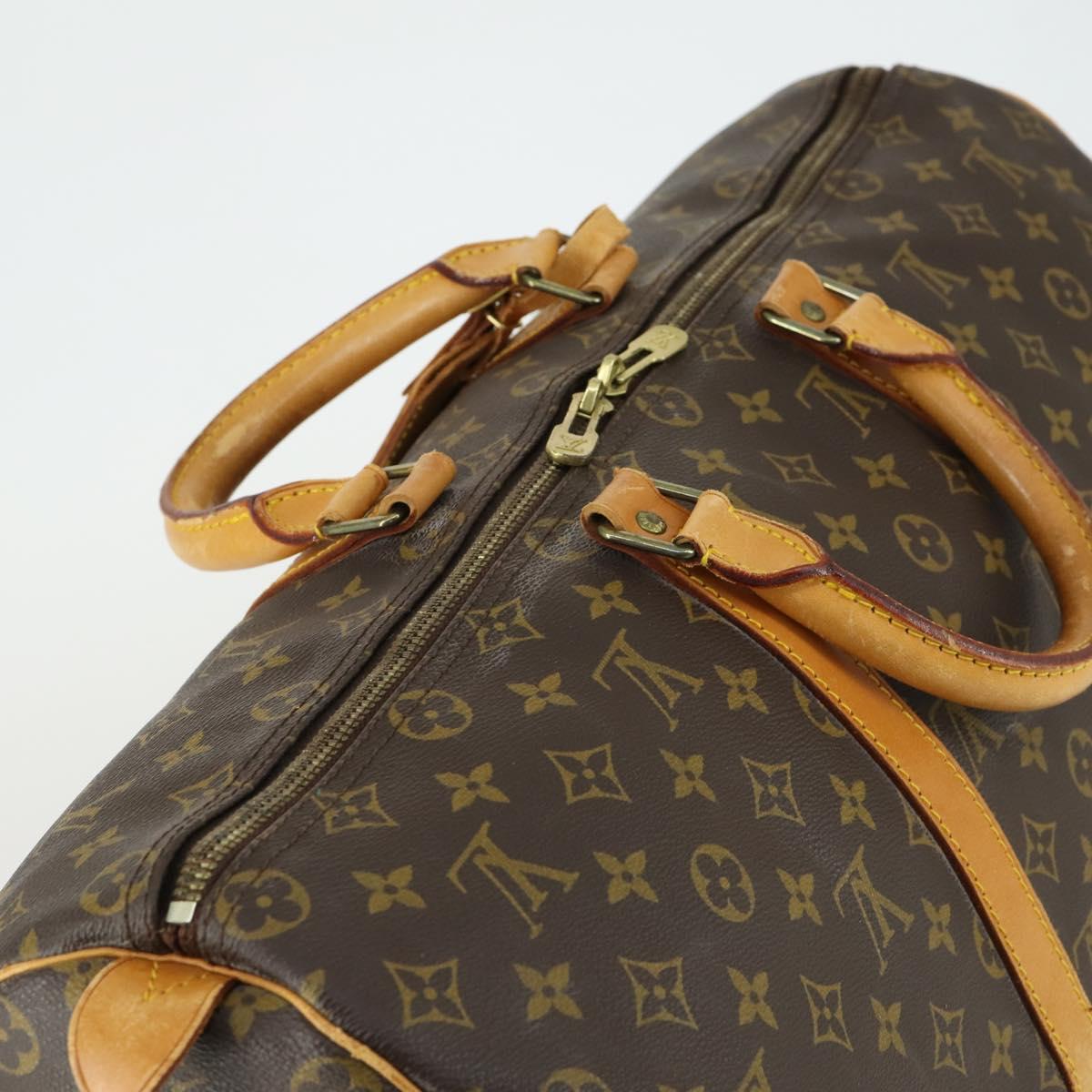 LOUIS VUITTON Monogram Keepall 50 Boston Bag M41426 LV Auth BA8931