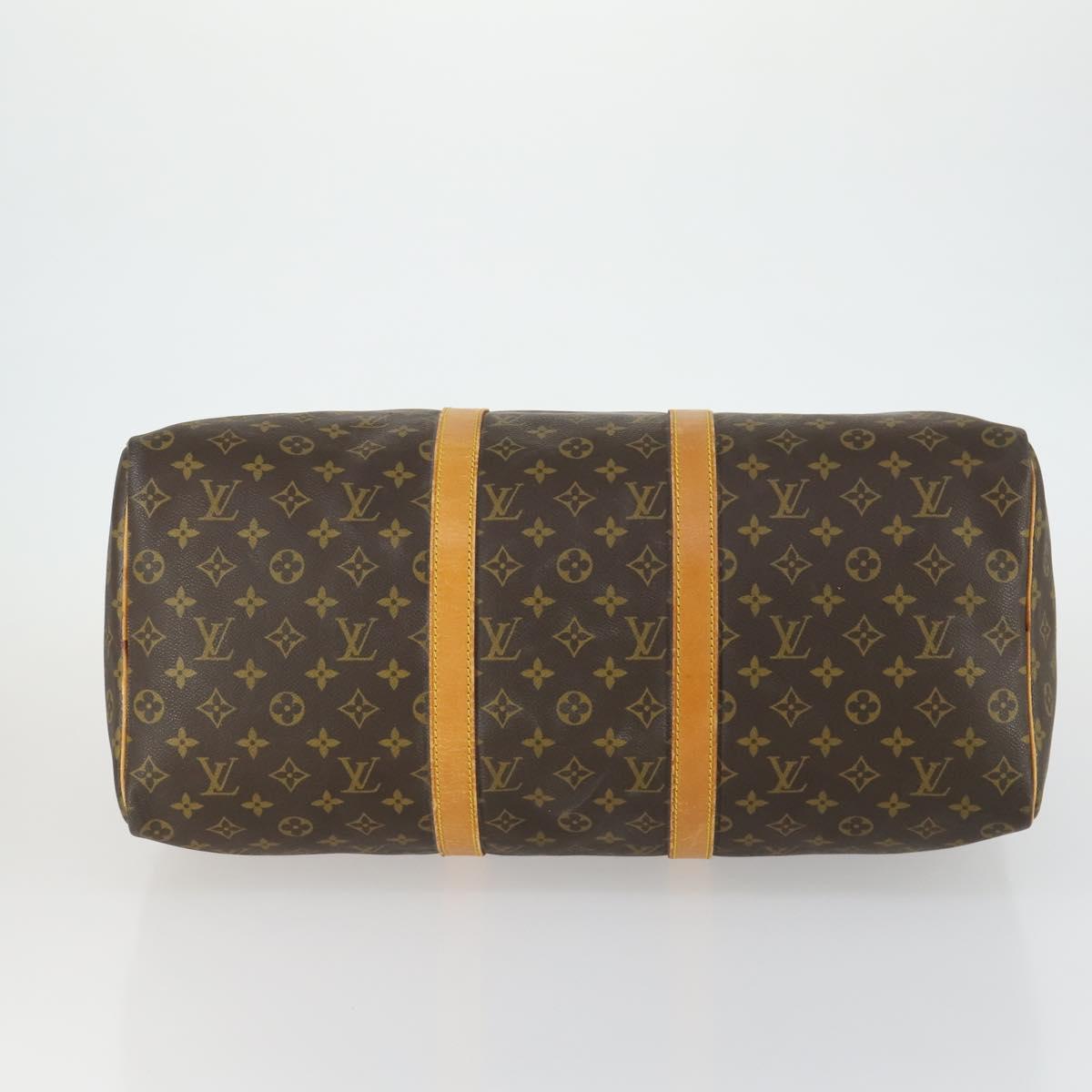 LOUIS VUITTON Monogram Keepall 50 Boston Bag M41426 LV Auth BA8931
