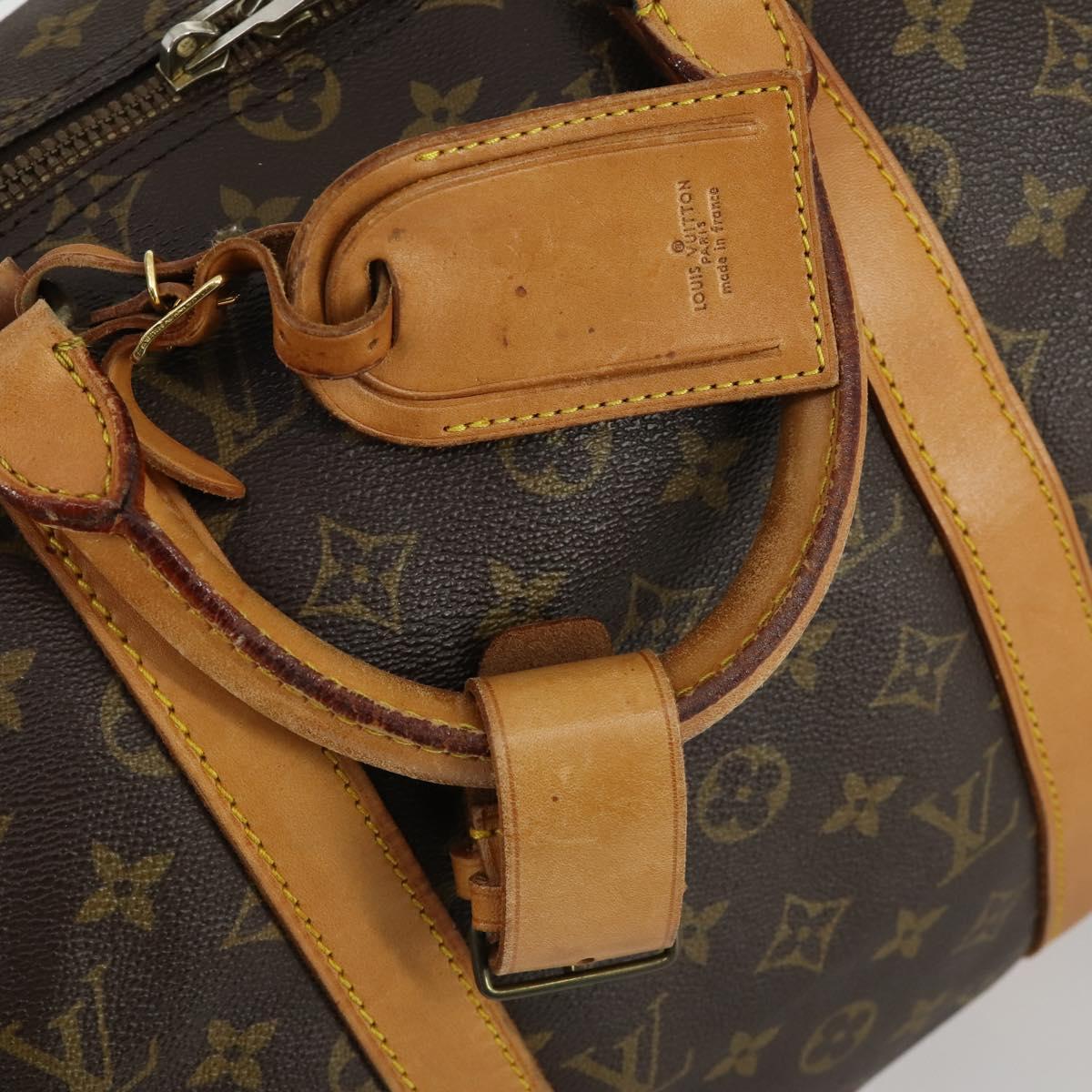 LOUIS VUITTON Monogram Keepall 50 Boston Bag M41426 LV Auth BA8933