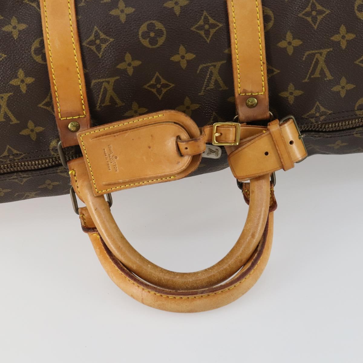 LOUIS VUITTON Monogram Keepall 50 Boston Bag M41426 LV Auth BA8933