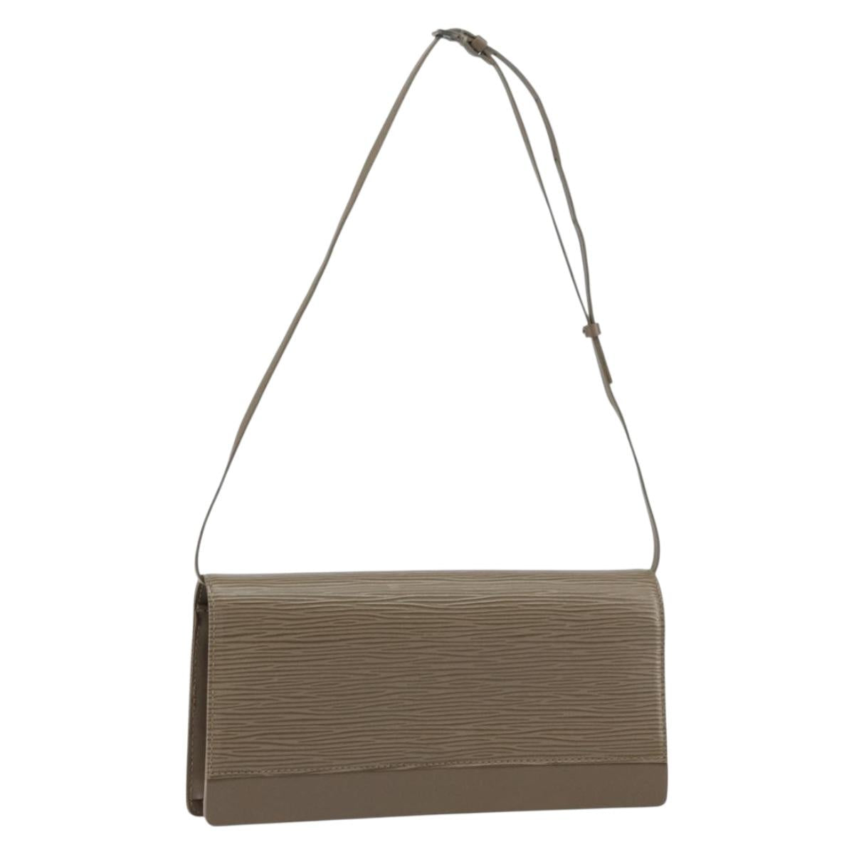 LOUIS VUITTON Epi Honfleur Clutch Bag Lilac M5273B LV Auth BA8953