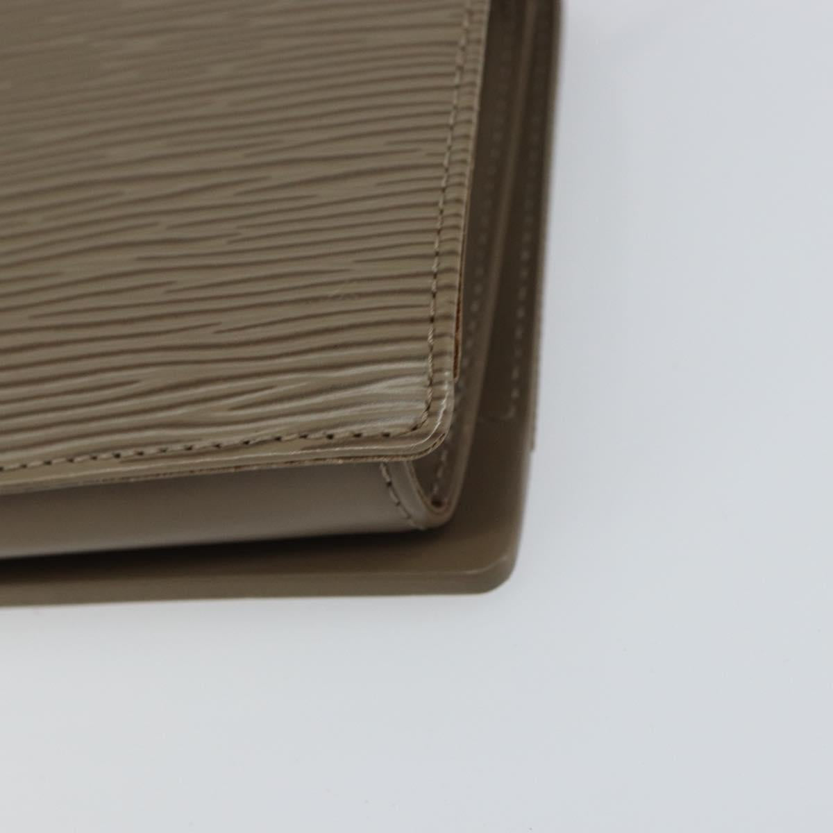 LOUIS VUITTON Epi Honfleur Clutch Bag Lilac M5273B LV Auth BA8953