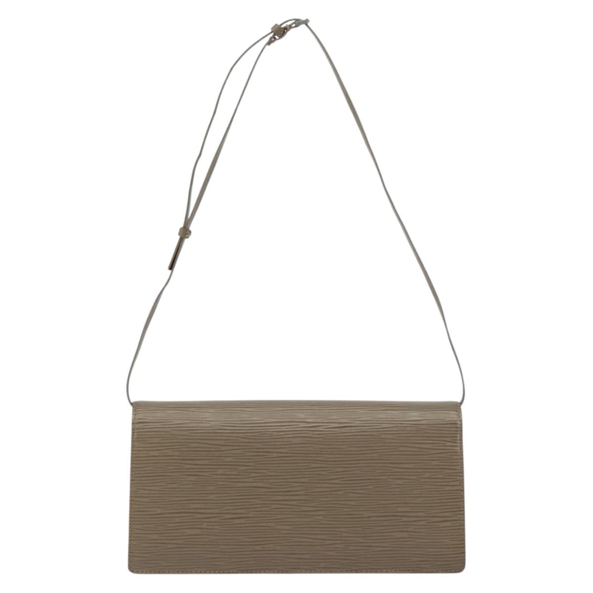 LOUIS VUITTON Epi Honfleur Clutch Bag Lilac M5273B LV Auth BA8953