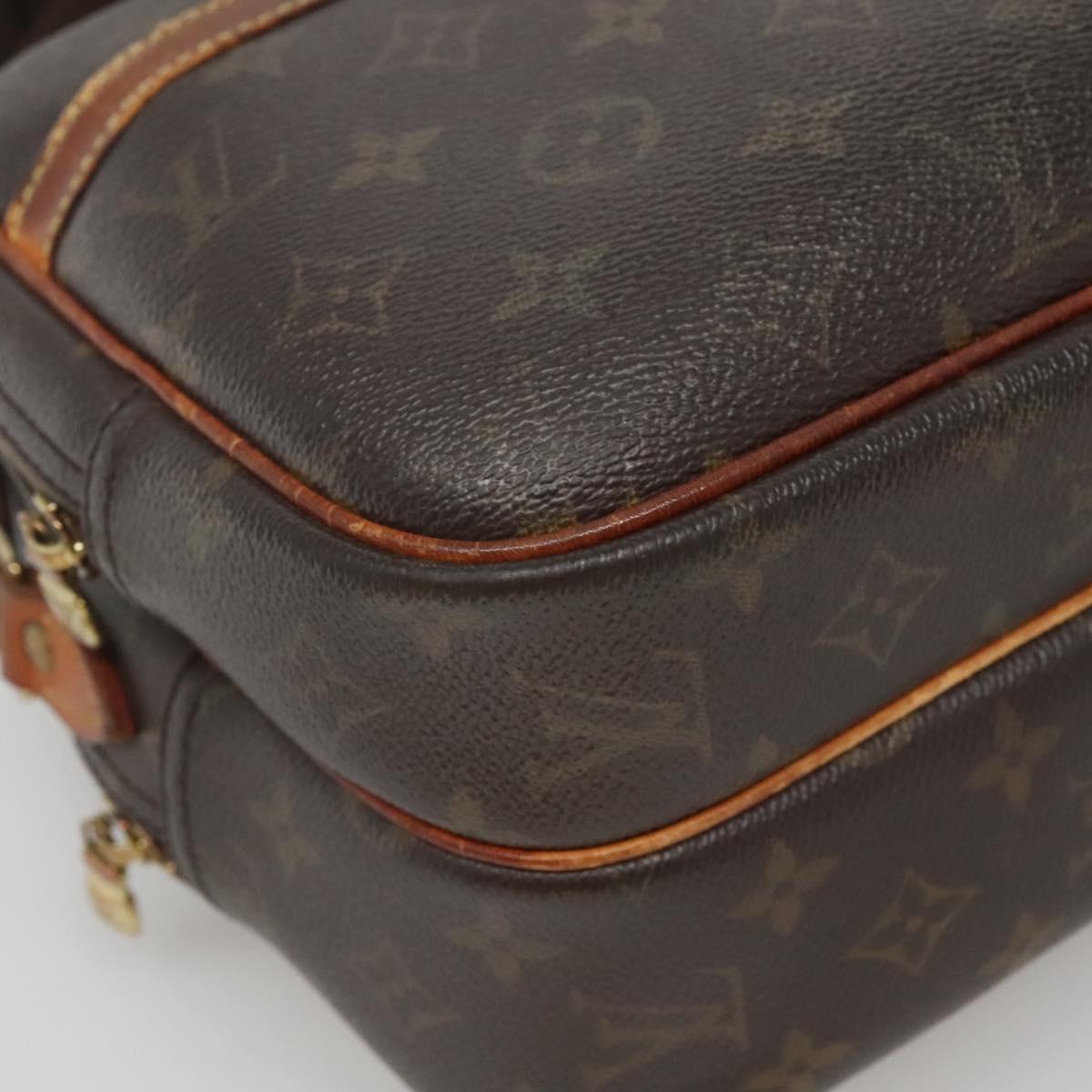 LOUIS VUITTON Monogram Reporter PM Shoulder Bag M45254 LV Auth BA896