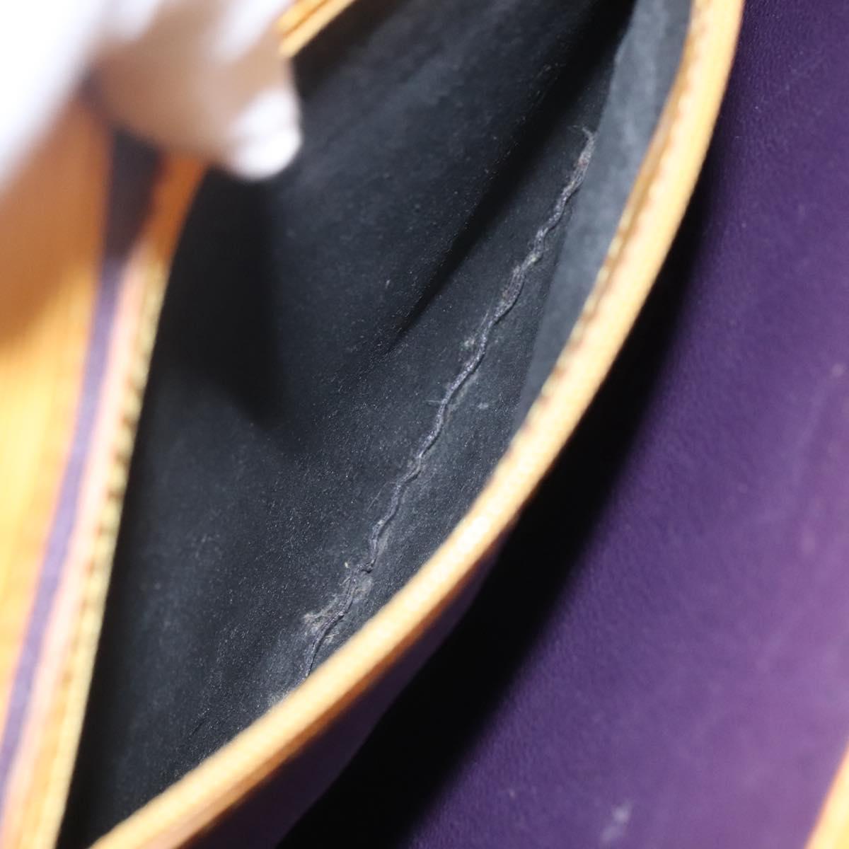 LOUIS VUITTON Epi Sac Plat Hand Bag Yellow M52079 LV Auth BA897