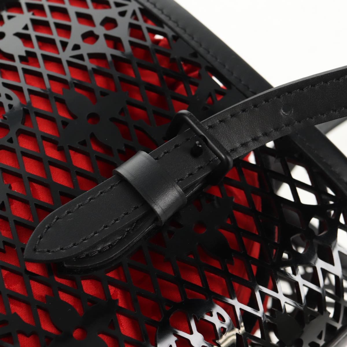 LOUIS VUITTON Monogram Lace Bucket PM Shoulder Bag Black M20352 LV Auth BA8977AM