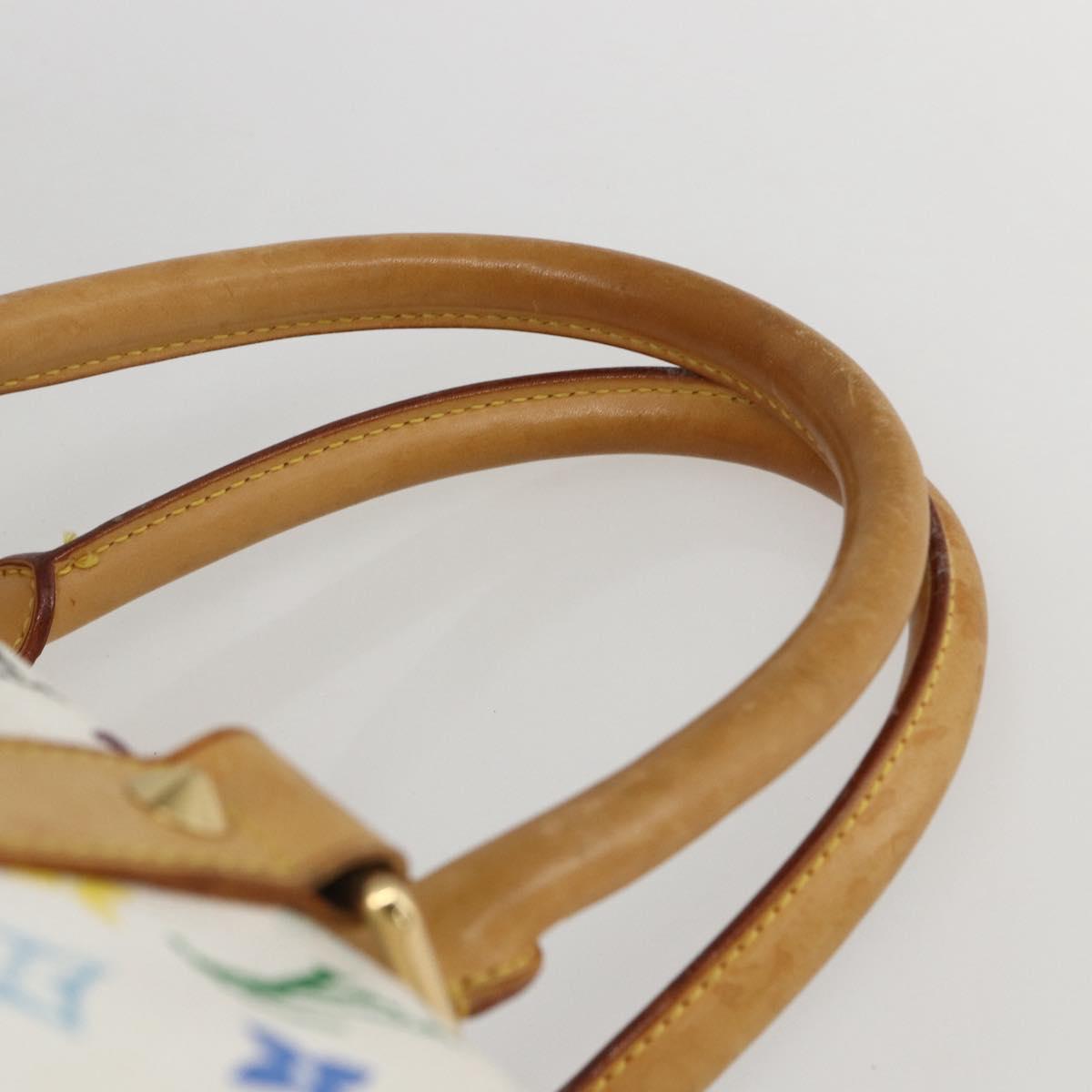 LOUIS VUITTON Monogram Multicolor Keepall 45 Bag White M92641 LV Auth BA8992SAV