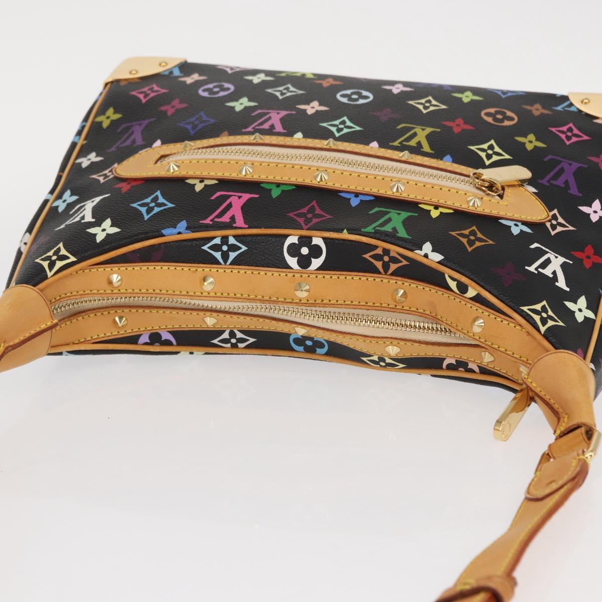 LOUIS VUITTON Monogram Multicolor Boulogne Bag Black M92638 LV Auth BA8993V