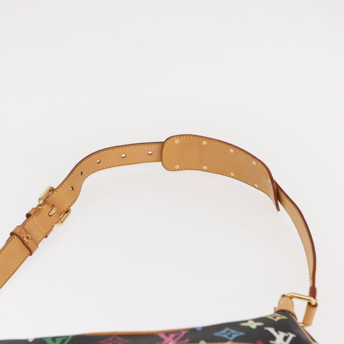 LOUIS VUITTON Monogram Multicolor Boulogne Bag Black M92638 LV Auth BA8993V