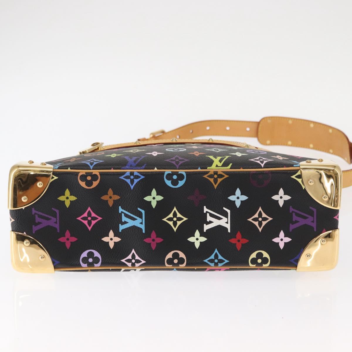 LOUIS VUITTON Monogram Multicolor Boulogne Bag Black M92638 LV Auth BA8993V