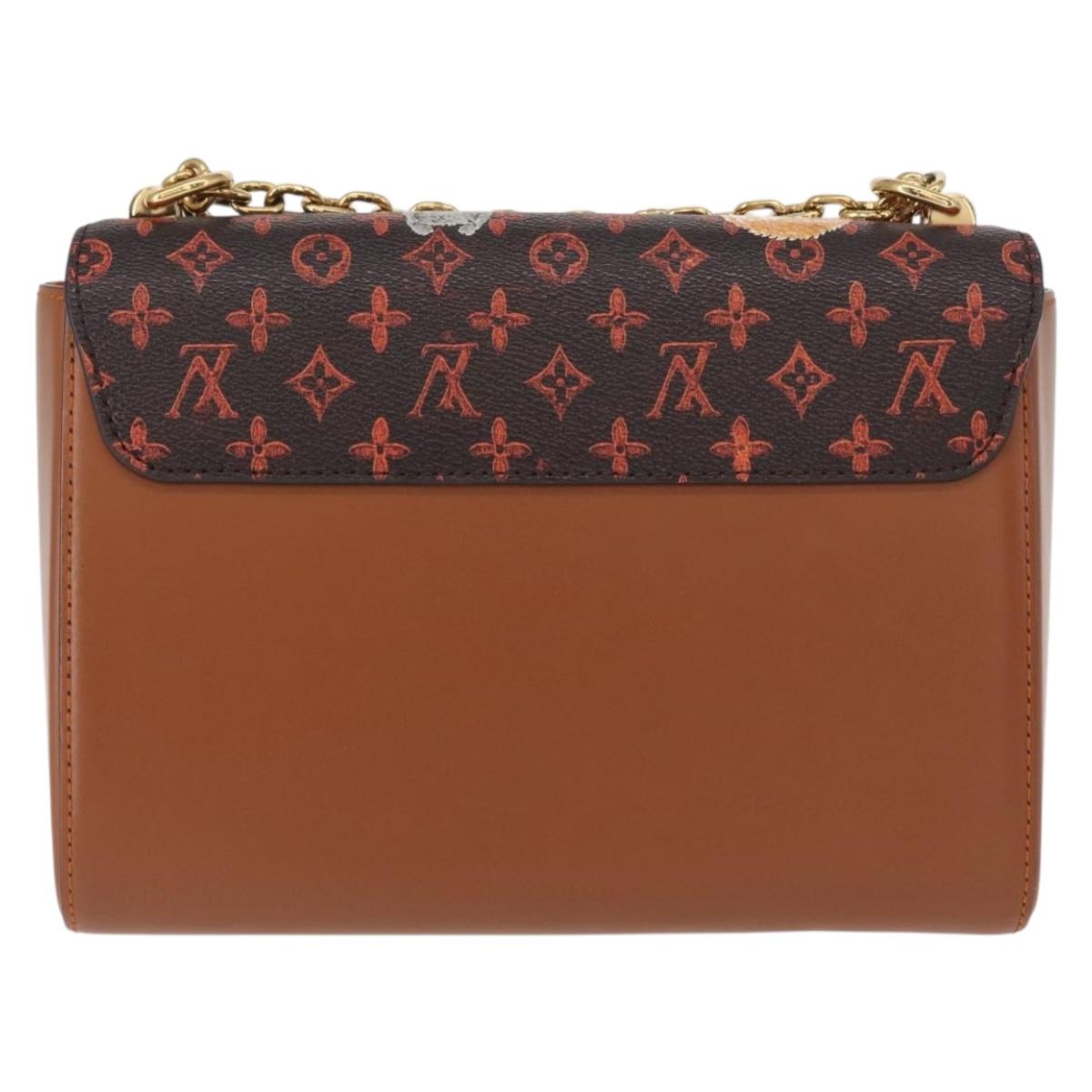 LOUIS VUITTON Catgram Twist MM Shoulder Bag M44408 LV Auth BA8995SAM