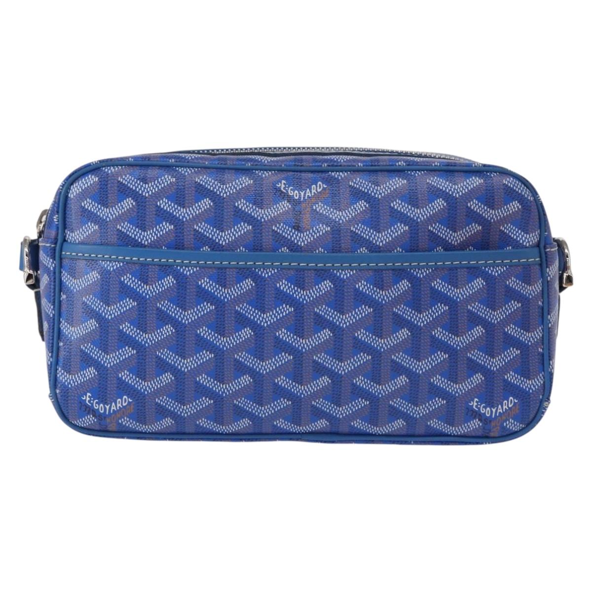GOYARD Herringbone Cup Veil PM Shoulder Bag PVC Blue Auth BA9006SAM