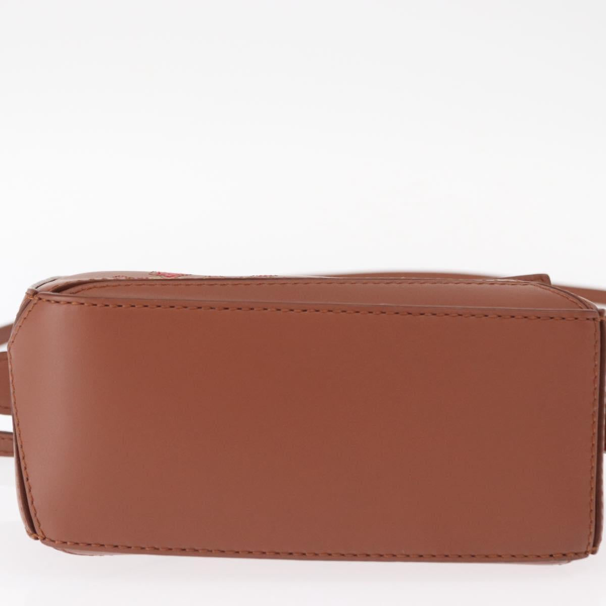 LOEWE Mini Puzzle Loewe x Studio Ghibli Calcifer Bag 2way Brown Auth BA9009SM