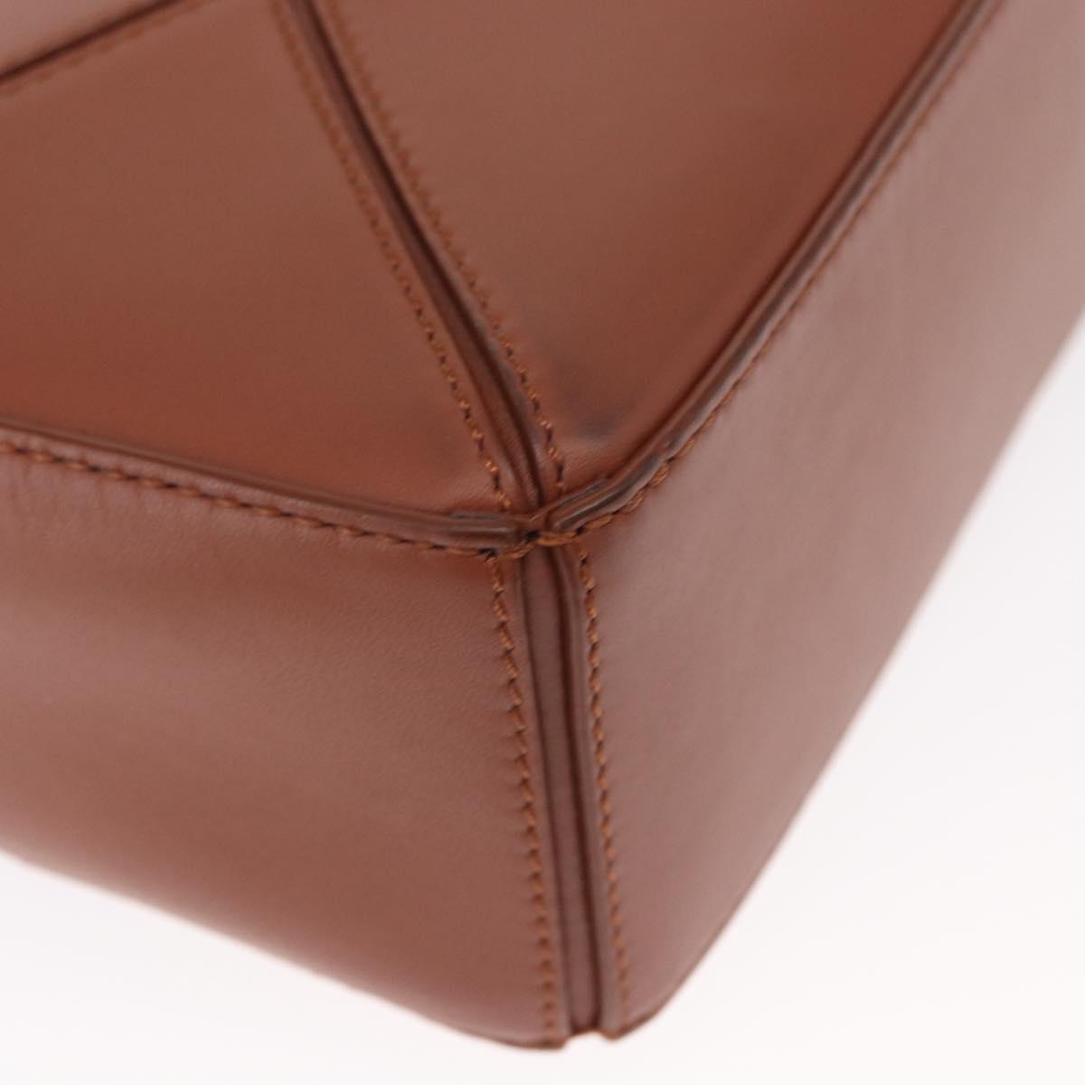 LOEWE Mini Puzzle Loewe x Studio Ghibli Calcifer Bag 2way Brown Auth BA9009SM