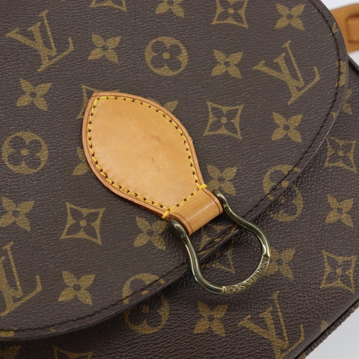 LOUIS VUITTON Monogram Saint Cloud GM Shoulder Bag M51242 LV Auth BA9011