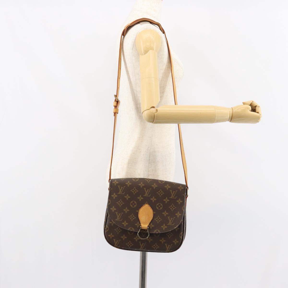 LOUIS VUITTON Monogram Saint Cloud GM Shoulder Bag M51242 LV Auth BA9011