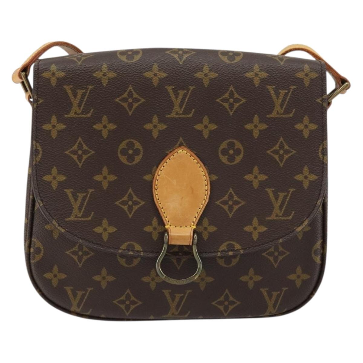 LOUIS VUITTON Monogram Saint Cloud GM Shoulder Bag M51242 LV Auth BA9011