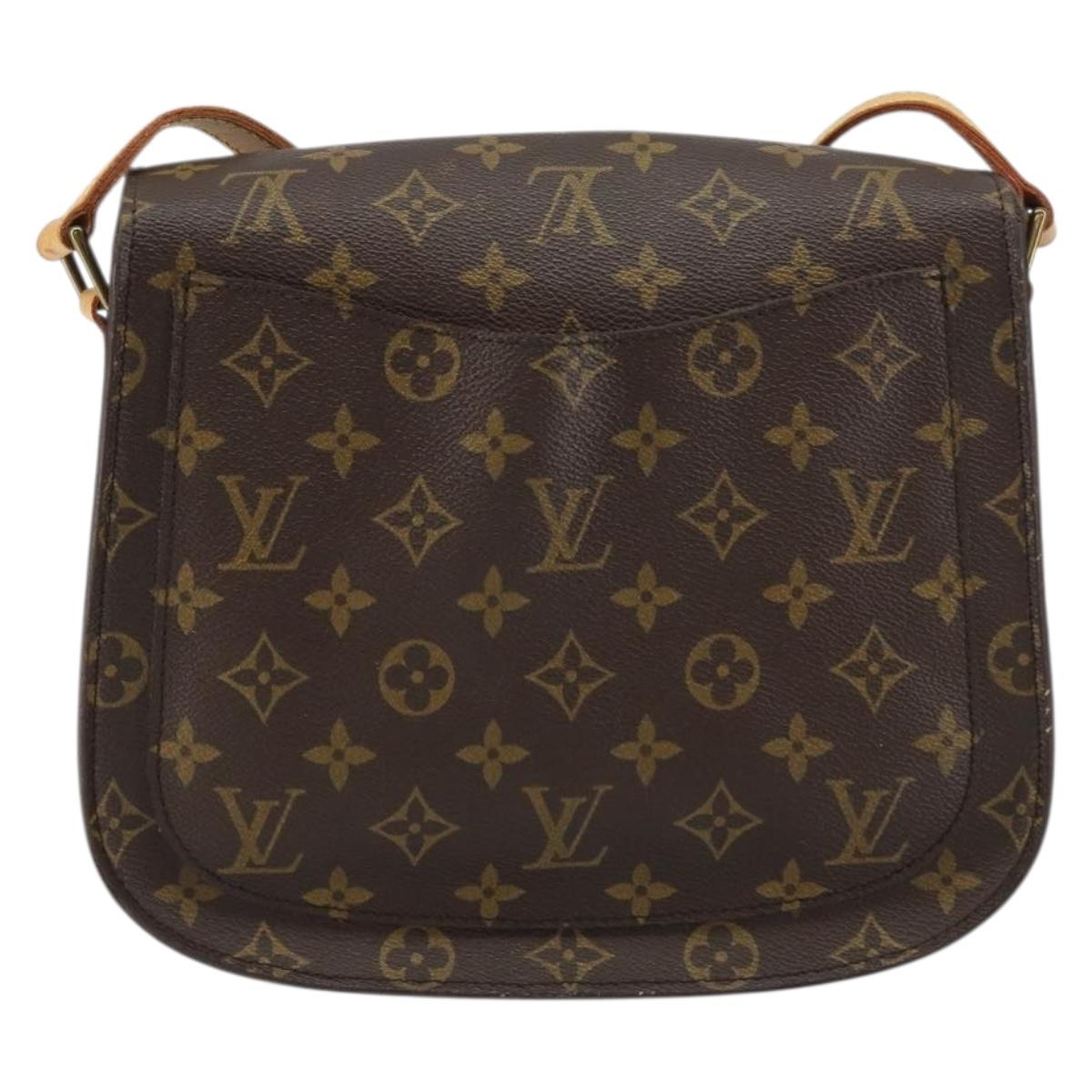 LOUIS VUITTON Monogram Saint Cloud GM Shoulder Bag M51242 LV Auth BA9011
