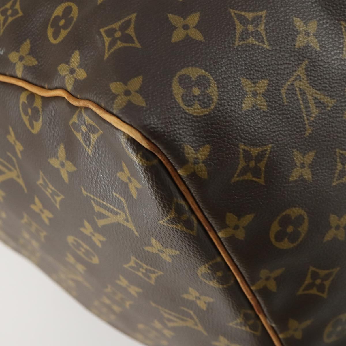 LOUIS VUITTON Monogram Keepall 60 Boston Bag M41422 LV Auth BA9012
