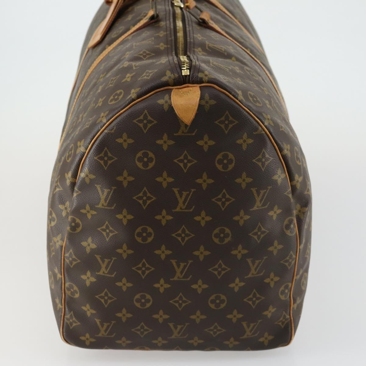 LOUIS VUITTON Monogram Keepall 60 Boston Bag M41422 LV Auth BA9012