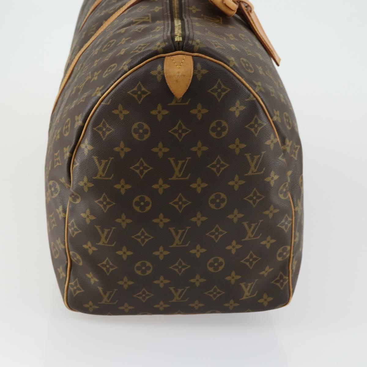 LOUIS VUITTON Monogram Keepall 60 Boston Bag M41422 LV Auth BA9012