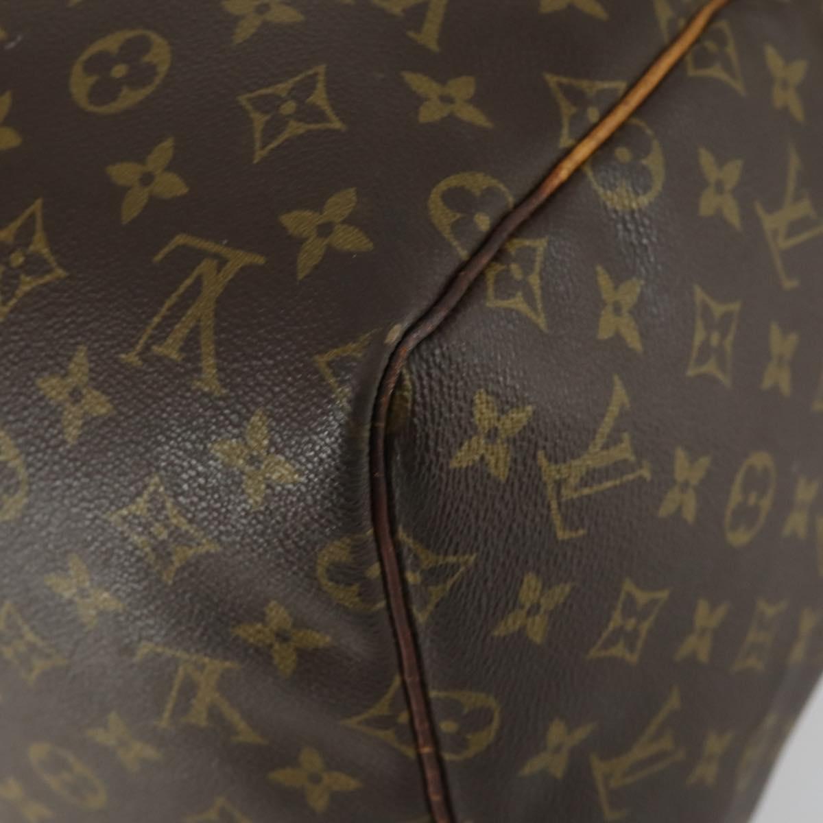 LOUIS VUITTON Monogram Keepall 55 Boston Bag M41424 LV Auth BA9013