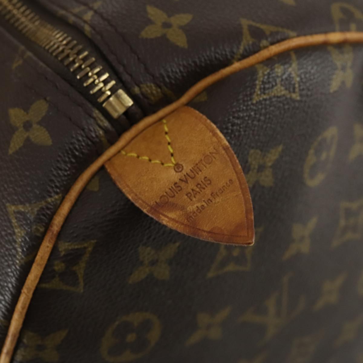 LOUIS VUITTON Monogram Keepall 55 Boston Bag M41424 LV Auth BA9013