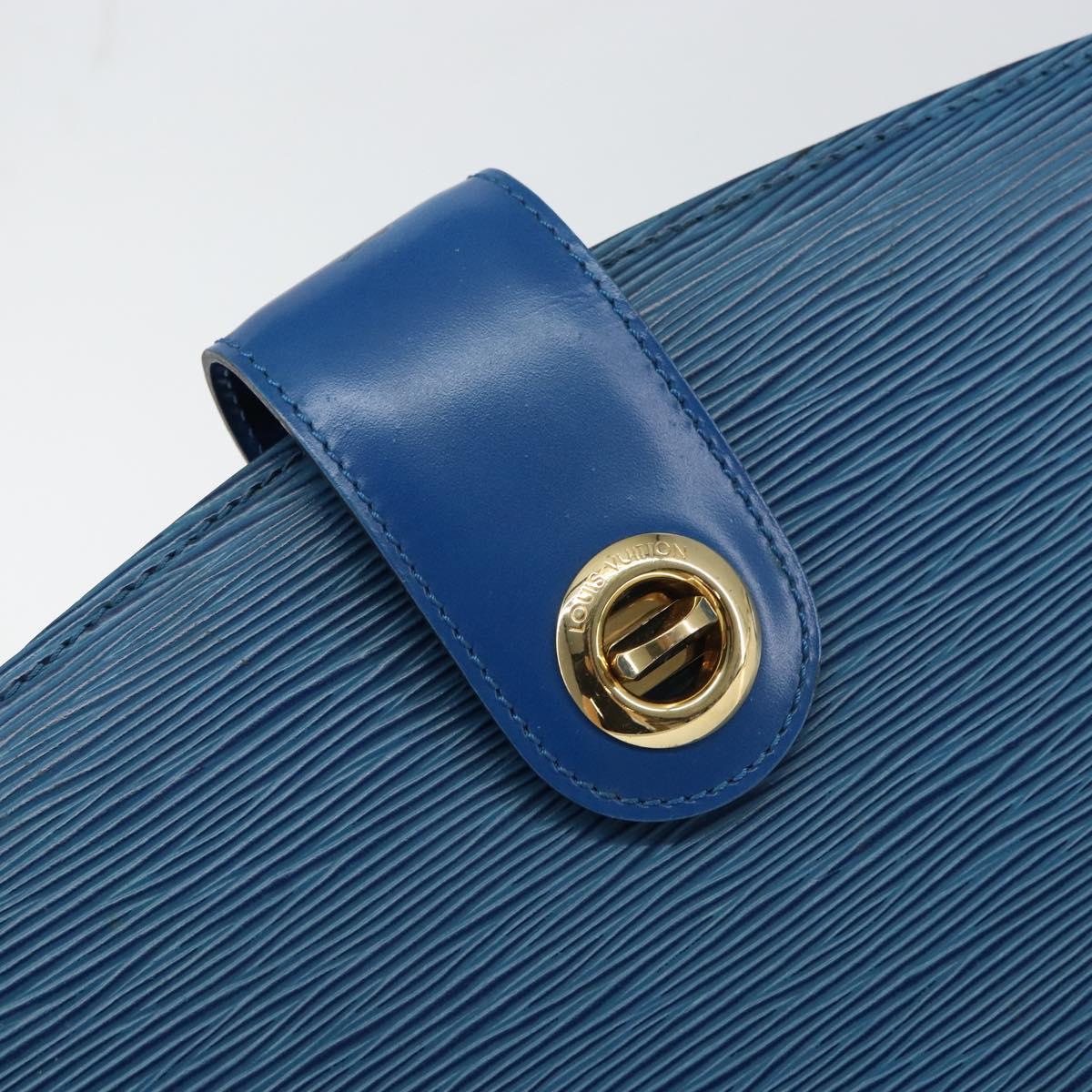 LOUIS VUITTON Epi Capuchin Shoulder Bag Blue M52345 LV Auth BA9024