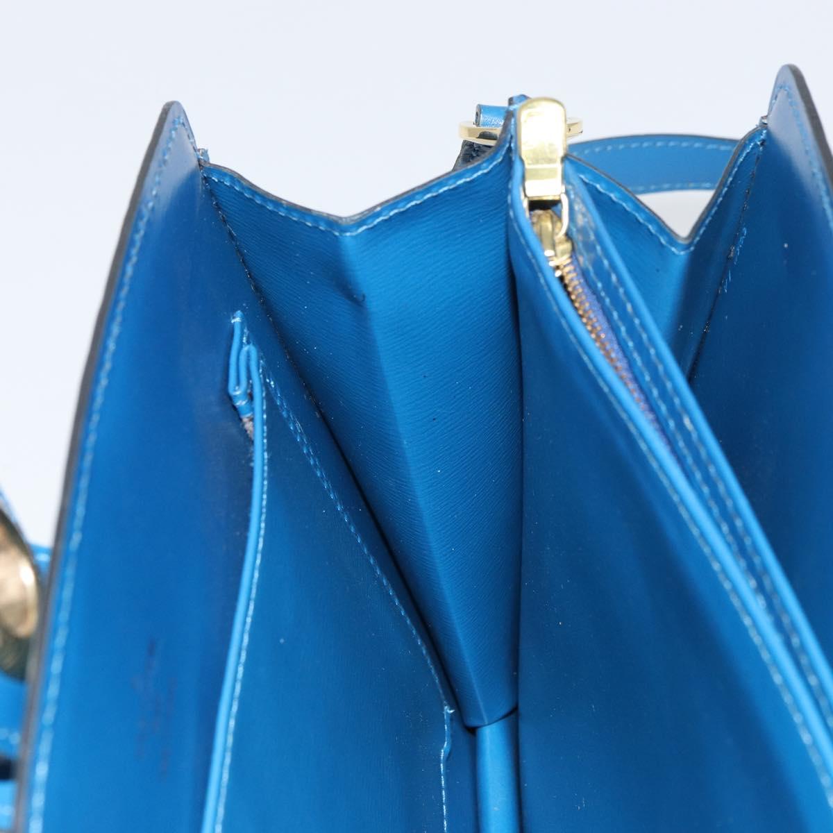 LOUIS VUITTON Epi Capuchin Shoulder Bag Blue M52345 LV Auth BA9024