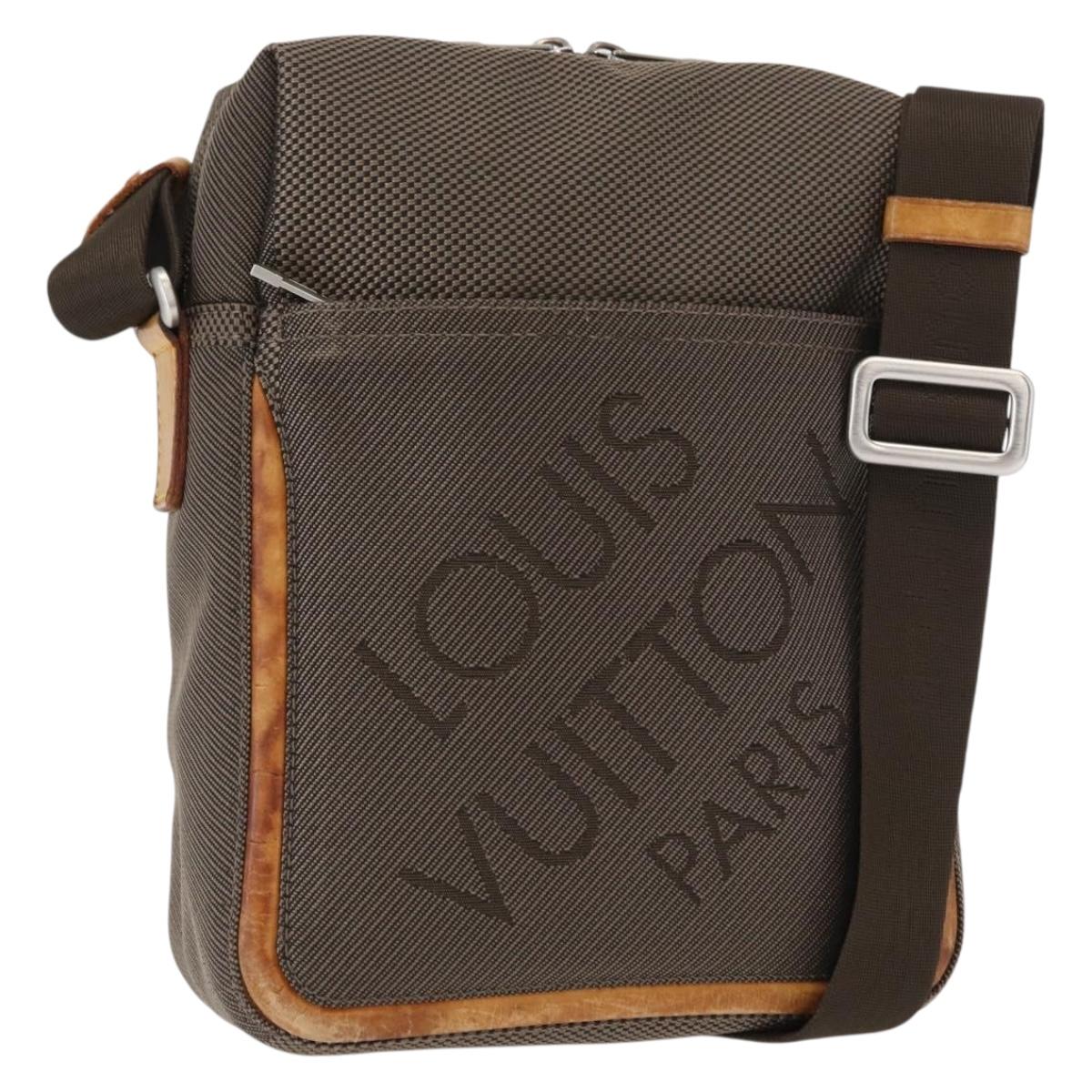 LOUIS VUITTON Damier Geant Sitadan MM Shoulder Bag Brown M93040 LV Auth BA9025