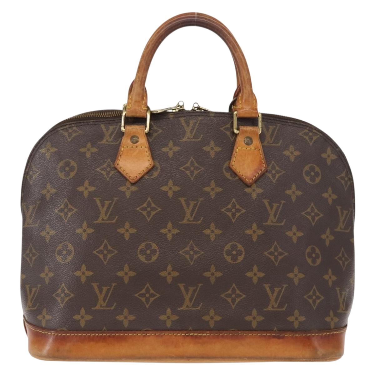 LOUIS VUITTON Monogram Alma Hand Bag M51130 LV Auth BA9027