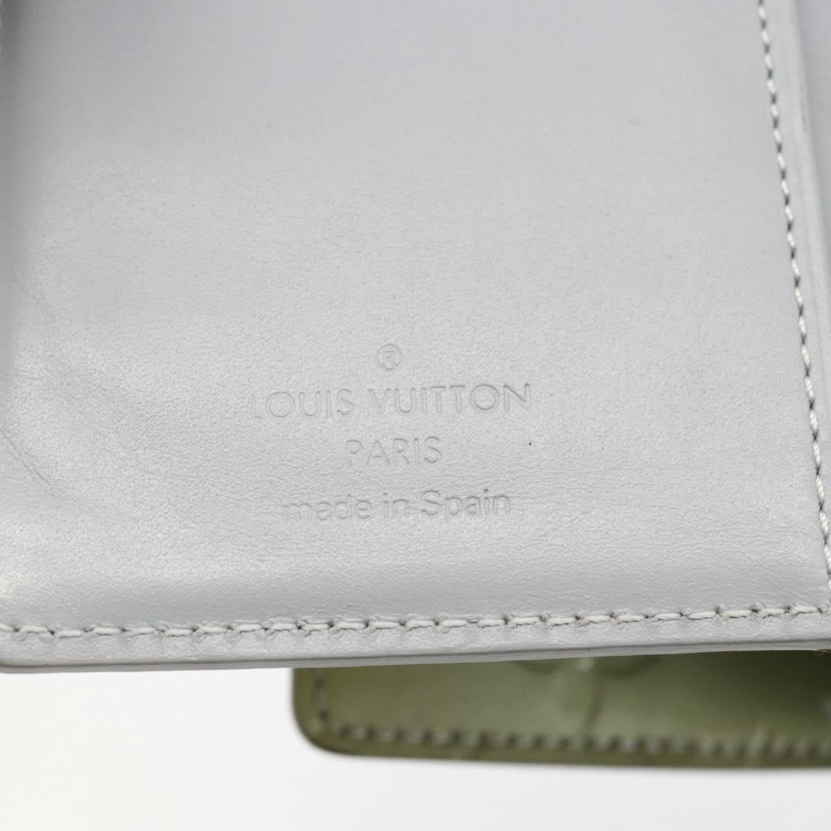 LOUIS VUITTON Monogram Vernis Agenda PM Planner Cover Gris R21001 LV Auth BA9046