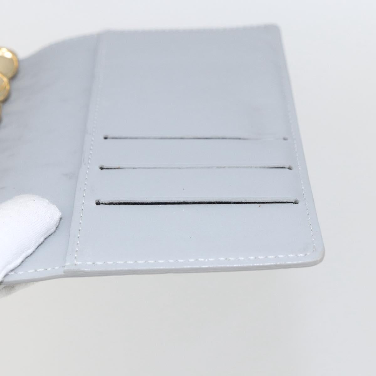 LOUIS VUITTON Monogram Vernis Agenda PM Planner Cover Gris R21001 LV Auth BA9046