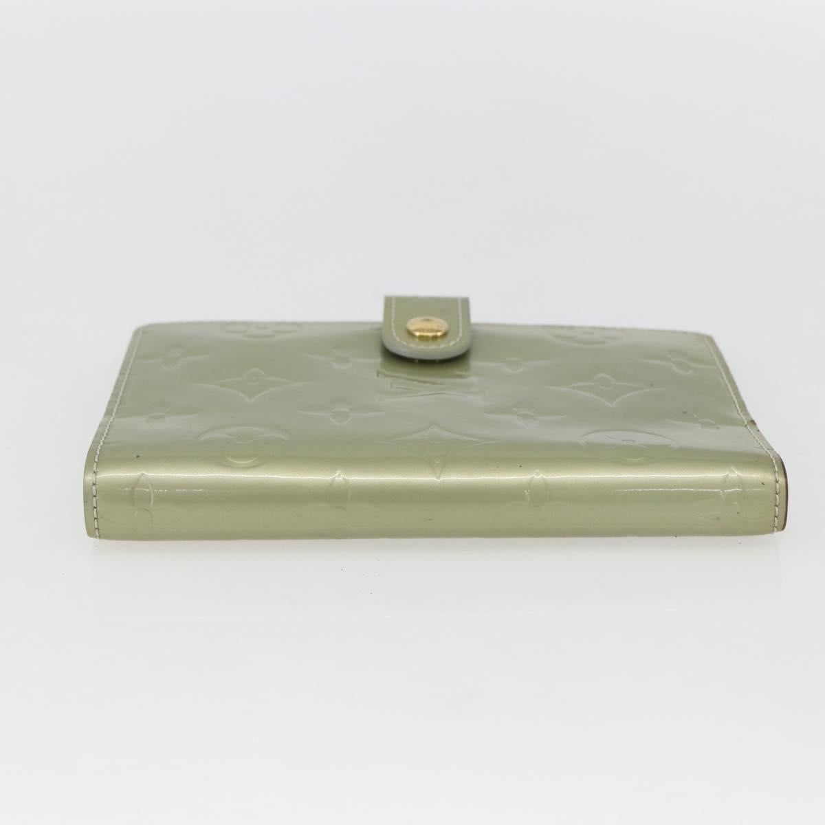 LOUIS VUITTON Monogram Vernis Agenda PM Planner Cover Gris R21001 LV Auth BA9046