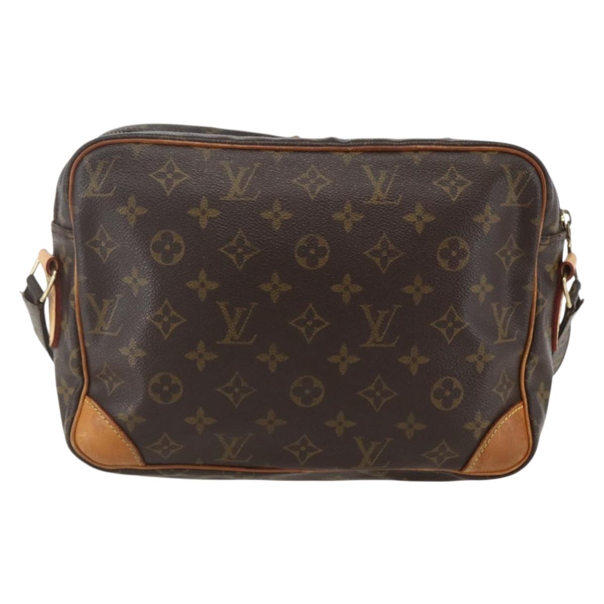 LOUIS VUITTON Monogram Nile Shoulder Bag M45244 LV Auth BA9049