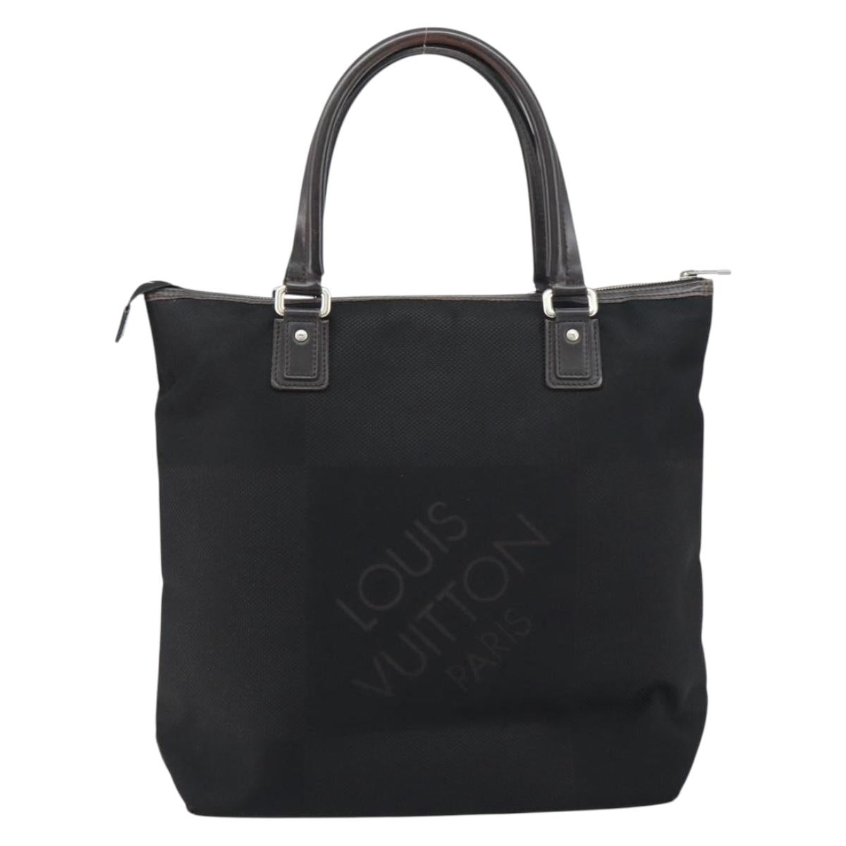LOUIS VUITTON Damier Geant Kugar Tote Bag Black M93085 LV Auth BA9064