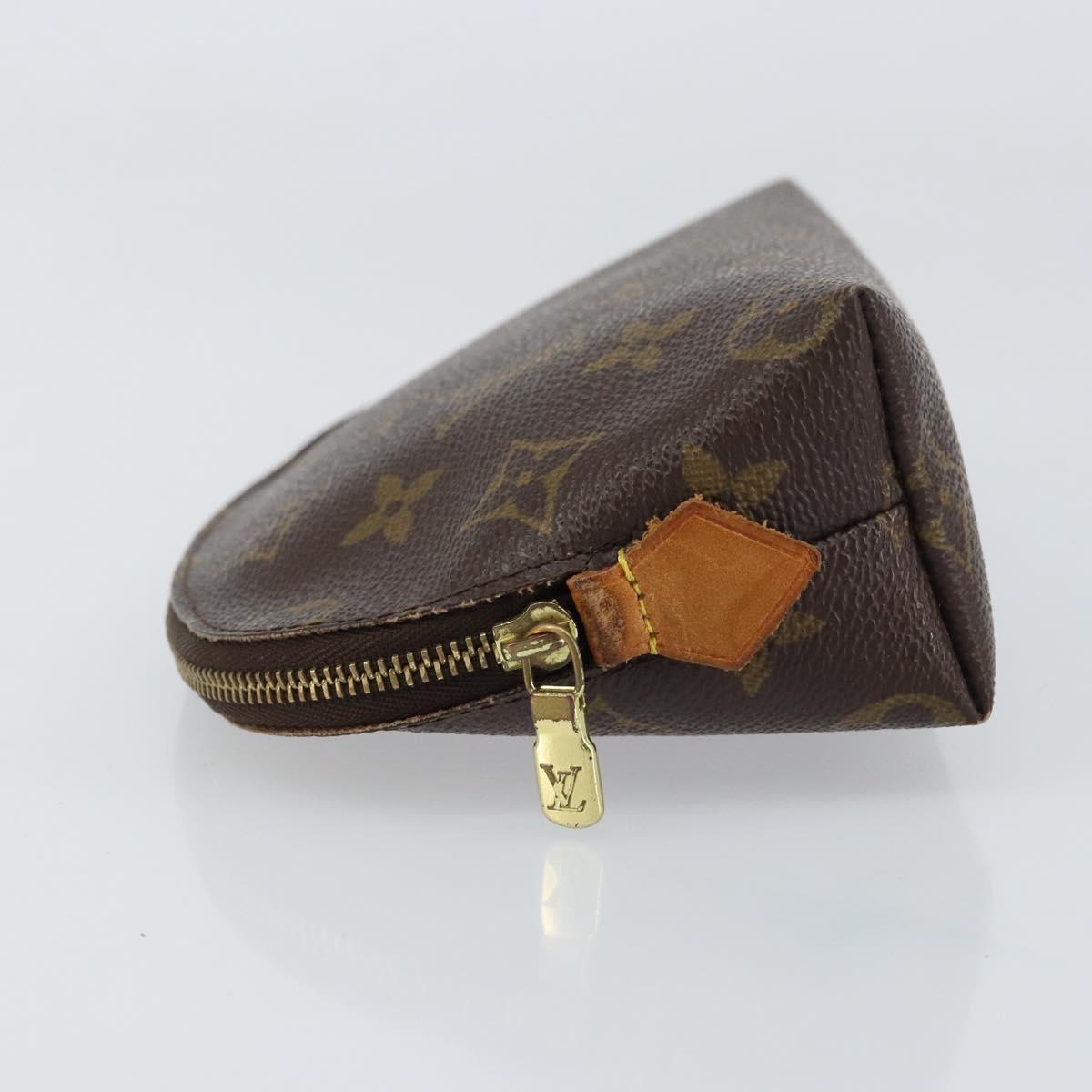 LOUIS VUITTON Monogram Pochette Cosmetic PM Pouch M43998 LV Auth BA9098